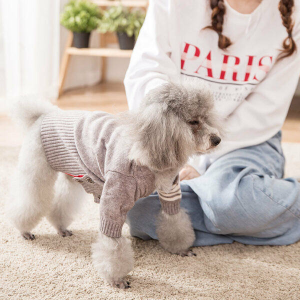 Warm pet sweater coat - Image 3