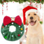 Christmas Pet Bow-knot Collar Friendly To Skin Xmas Pet Scarf WashableParty Pet Dog Neck Strap Scarf