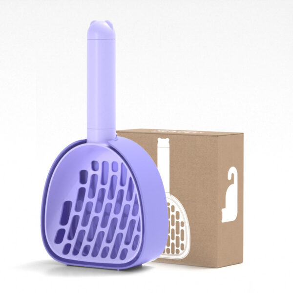 Cat Litter Scoop Plastic Cats Poop Scoop With Base Pets Cleanning Tool Cat Toilet Products Durable Litter Box Cleaner Shovel Pet Products - Image 10
