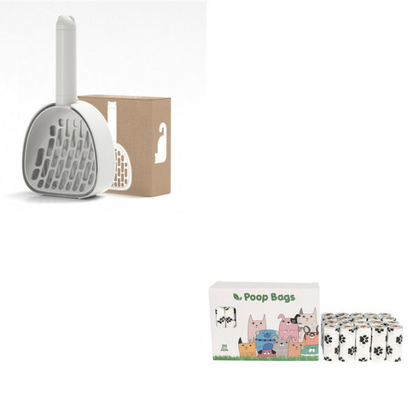 Cat Litter Scoop Plastic Cats Poop Scoop With Base Pets Cleanning Tool Cat Toilet Products Durable Litter Box Cleaner Shovel Pet Products - Image 4