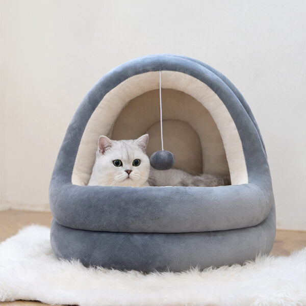 Cozy Cat House Bed for Kittens